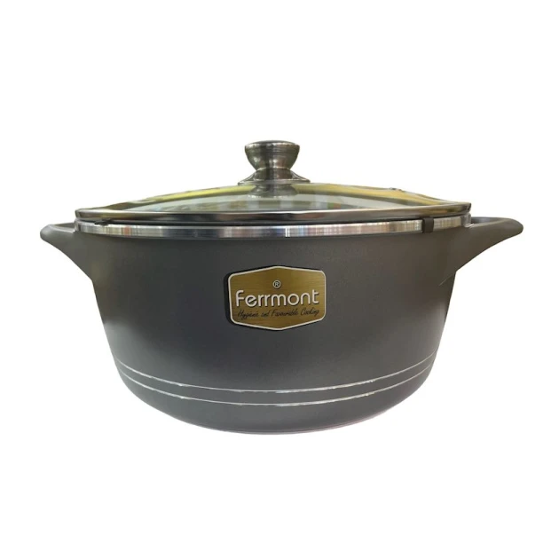 Кастрюля Berllong ZTW-FQB40, 9 л, серая Кастрюля Berllong ZTW-FQB40, 9 л, серая