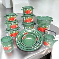 Набор посуды Gallery Home GH-000075, эмаль, разноцветный