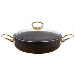 Сотейник Anadolu Cookware SF-126, гранит, черный, 28 см