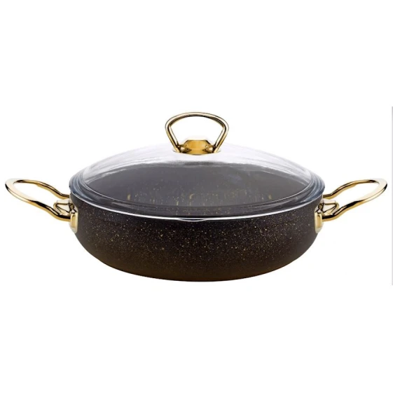 Сотейник Anadolu Cookware SF-126, гранит, черный, 28 см Сотейник Anadolu Cookware SF-126, гранит, черный, 28 см