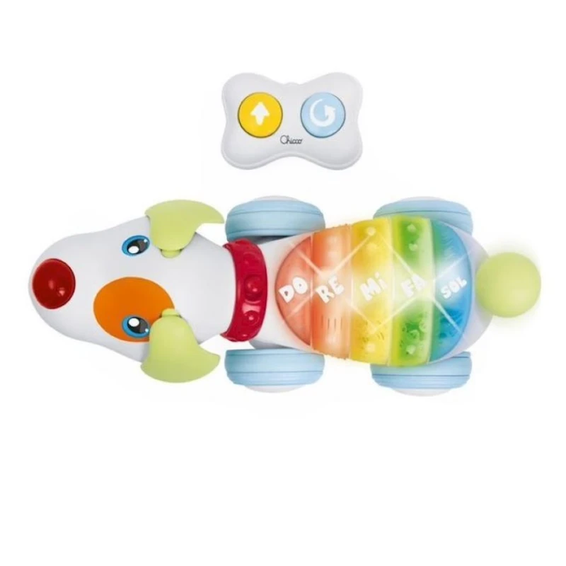 Музыкальная игрушка Chicco Dog Re Mi, разноцветный