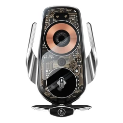 Автомобильный держатель телефона, беспроводная зарядка C19 66 Вт