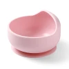 Миска Babyono 1481/02, 12x12x7.5 см, силикон, розовая