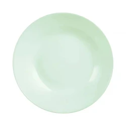 Dərin boşqab Porcelaire SF-210, dairəvi, opal şüşə, yaşıl, 20 sm