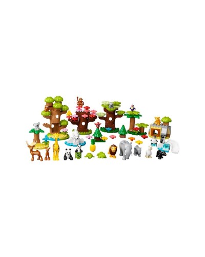 Konstruktor LEGO Duplo Town Wild Animals of the World 10975, 2+ yaş, 143 hissə