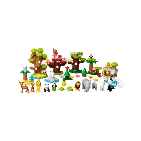 Конструктор LEGO Duplo Town Wild Animals of the World 10975, 2+ лет, 143 элементов