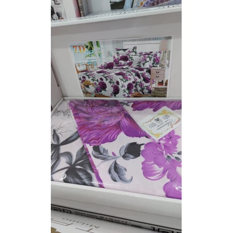 Комплект постельного белья MiraNova FS-171, односпальный, разноцветный