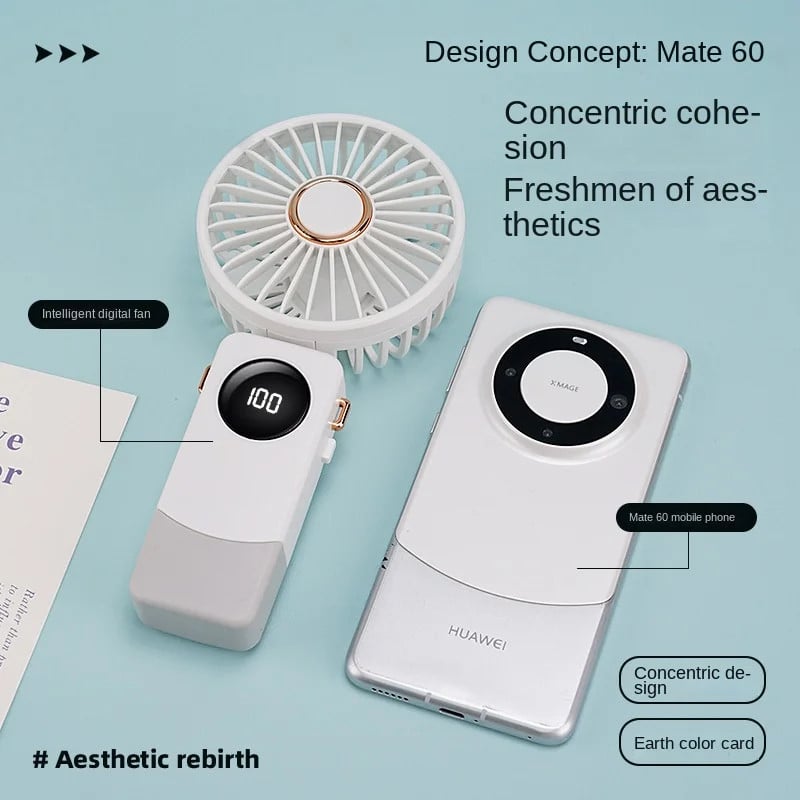 Ağıllı rəqəmsal mini ventilyator PO-11