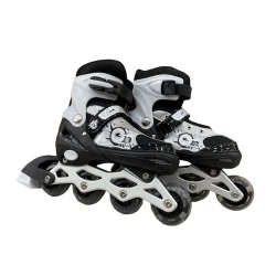 Роликовые коньки для детей 8808C, размер S (29-33), черный/белый