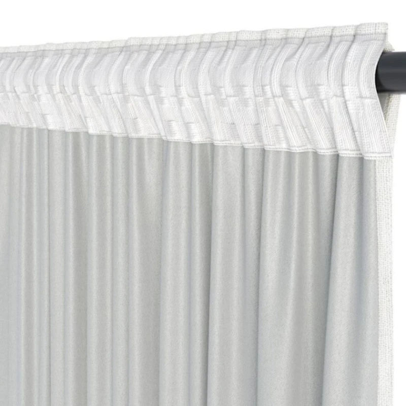 Штора JYSK Hitra, 140x300 см, полиэстер, бежевый Штора JYSK Hitra, 140x300 см, полиэстер, бежевый