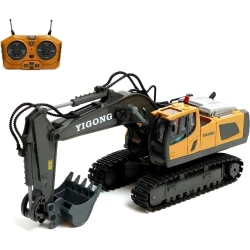 Радиоуправляемый экскаватор O-335, от 5-и лет, черный/желтый Радиоуправляемый экскаватор O-335, от 5-и лет, черный/желтый