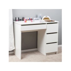 Yazı masası Letta, ağ, LDSP, 75х43х92 sm