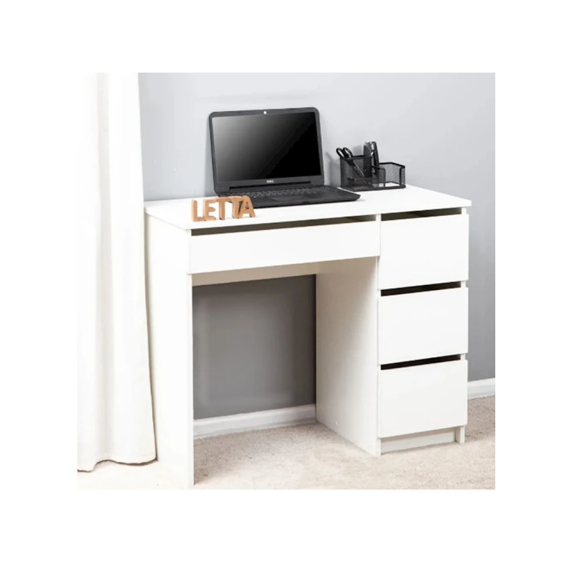 Письменный стол Letta, белый, ЛДСП, 75х43х92 см Письменный стол Letta, белый, ЛДСП, 75х43х92 см