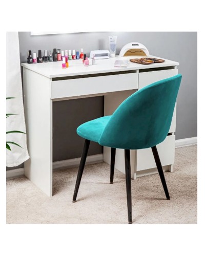Yazı masası Letta, ağ, LDSP, 75х43х92 sm