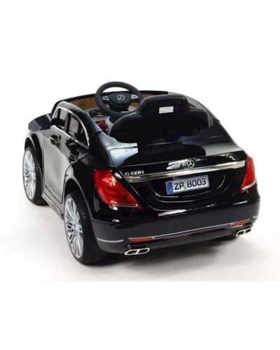 Uşaq elektrik avtomobili Mercedes S-Class ZP 8003EBLR-2, qara