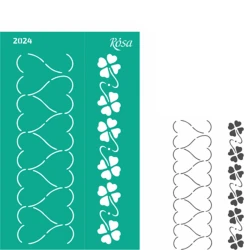 Трафарет самоклеящийся Rosa Talent, 13х20 см, №2022 Love