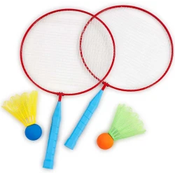 Badminton dəsti Addo Play LTD Jumbo 322-17170-I, qırmızı/mavi, 51x30 sm, 4+ yaş