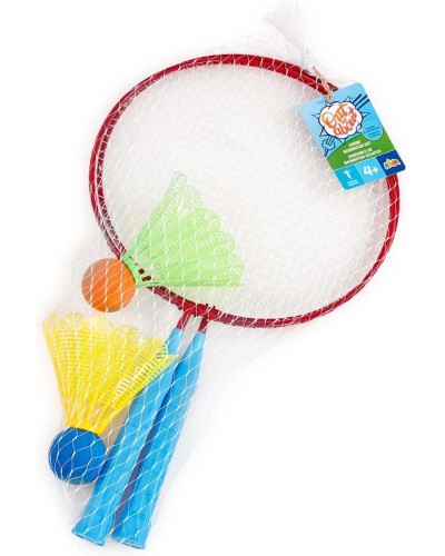 Badminton dəsti Addo Play LTD Jumbo 322-17170-I, qırmızı/mavi, 51x30 sm, 4+ yaş
