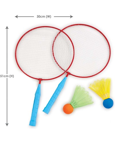 Badminton dəsti Addo Play LTD Jumbo 322-17170-I, qırmızı/mavi, 51x30 sm, 4+ yaş
