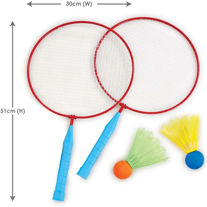 Badminton dəsti Addo Play LTD Jumbo 322-17170-I, qırmızı/mavi, 51x30 sm, 4+ yaş Badminton dəsti Addo Play LTD Jumbo 322-17170-I, qırmızı/mavi, 51x30 sm, 4+ yaş