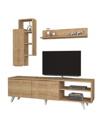 TV üçün tumba Ev Plus 12115852, LDSP, qəhvəyi, 160x35x47 sm