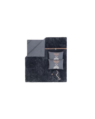 Yataq dəsti Yataş CoverMe Elian, yataq örtüyü 160x220 sm, mələfə 100х200 sm, yastıq üzü 50x70 sm, birnəfərlik, pambıq/poliester, qara