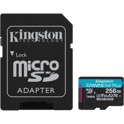 Карта памяти Kingston Canvas Go Plus 256 ГБ microSD карта