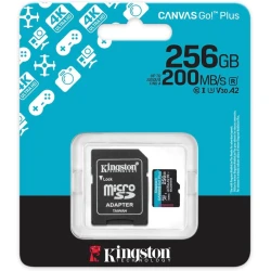 Карта памяти Kingston Canvas Go Plus 256 ГБ microSD карта