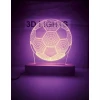 3D-ночник ttc01, 20x14 см, фиолетовый