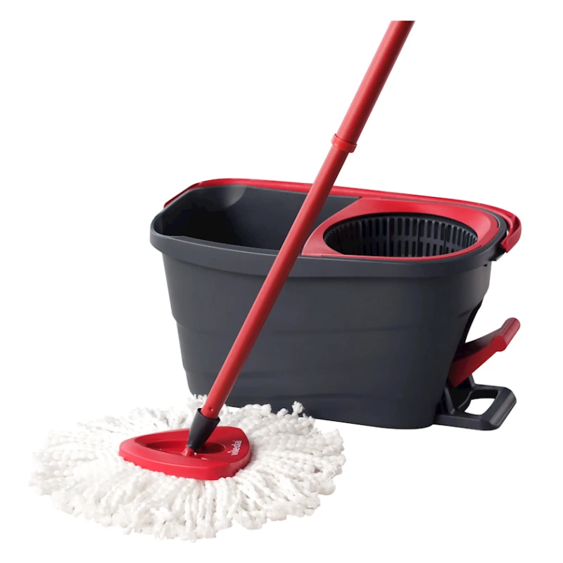 Набор для уборки Vileda Turbo Smart, микрофибра/сталь, красный/черный, 14.5 см Набор для уборки Vileda Turbo Smart, микрофибра/сталь, красный/черный, 14.5 см