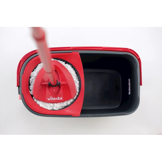 Набор для уборки Vileda Turbo Smart, микрофибра/сталь, красный/черный, 14.5 см Набор для уборки Vileda Turbo Smart, микрофибра/сталь, красный/черный, 14.5 см