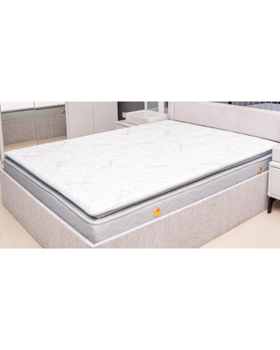 Ortopedik döşək Bamboo Pedli, ağ, 90x200 sm