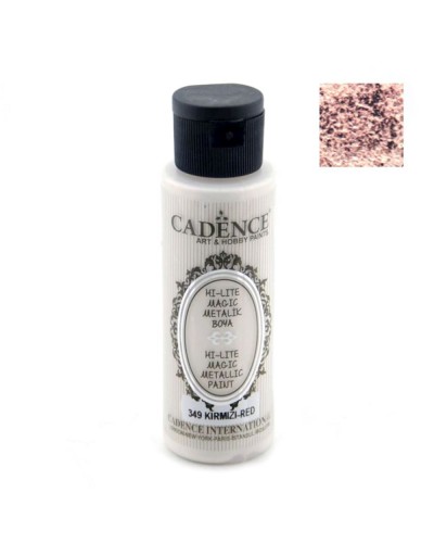 Akril boya Cadence Hi-Lite Magic Metallic 349 Red 70 ml
