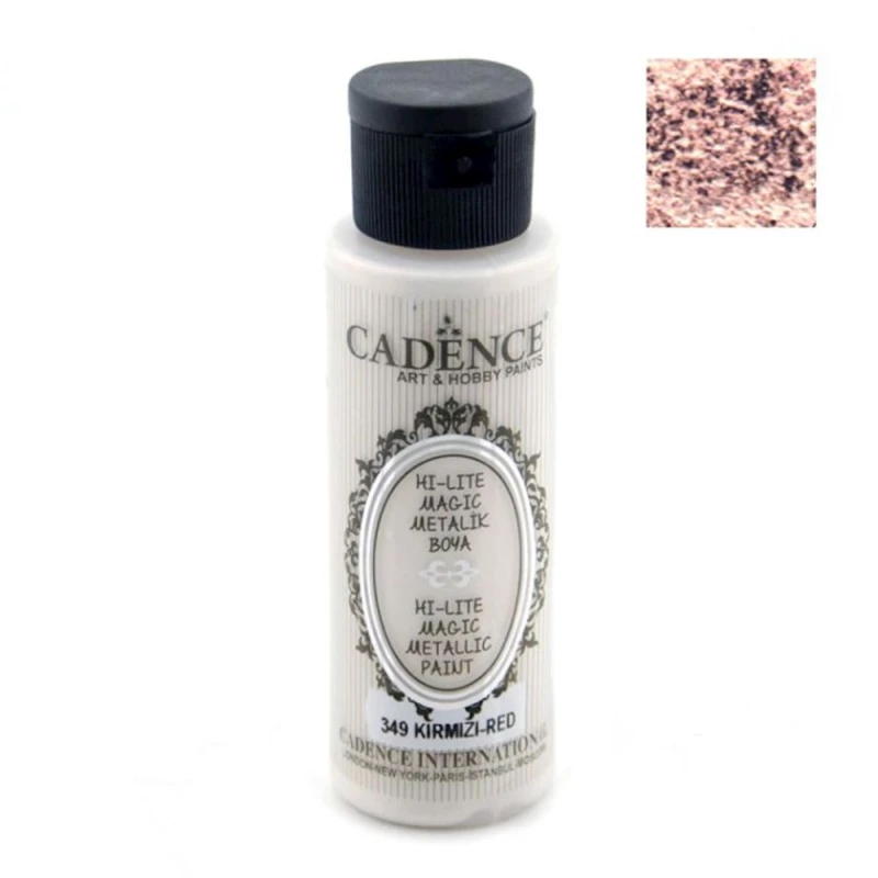Краска акриловая Cadence Hi-Lite Magic Metallic 349 Red 70 мл