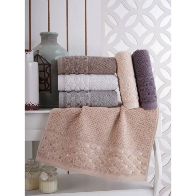 Набор полотенец для лица и рук Purry 00004566, 70x140 см, 6 шт Набор полотенец для лица и рук Purry 00004566, 70x140 см, 6 шт