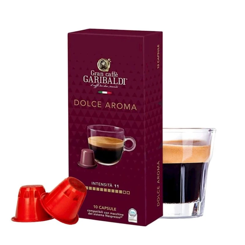 Кофе в капсулах Garibaldi Dolce Aroma for Nespresso, 10 шт Кофе в капсулах Garibaldi Dolce Aroma for Nespresso, 10 шт