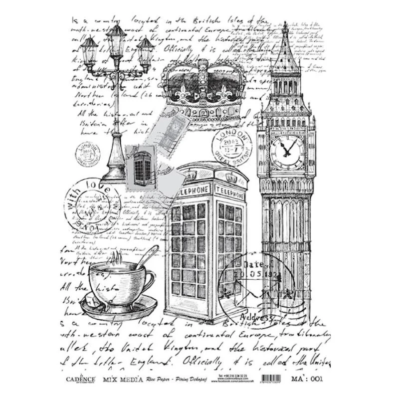 Рисовая бумага Cadence MA-001