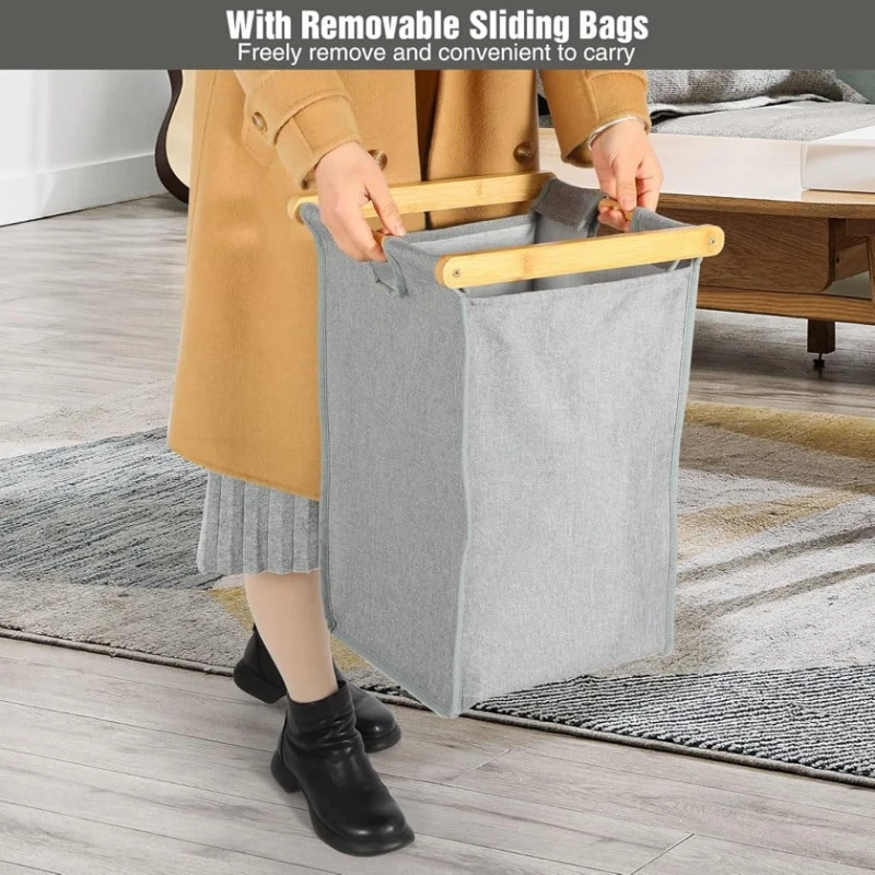 Корзина для белья raf_2bb, серая, 63x33x73 см, с полкой Корзина для белья raf_2bb, серая, 63x33x73 см, с полкой