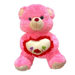 Мягкая игрушка Медвежонок 18-X7, розовый, 3+ лет