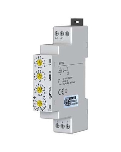 Zaman rölesi ENTES MCB 8 24V 240V AC/DC 0.1sn - M4117