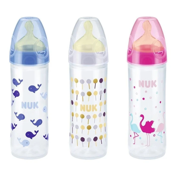 Бутылочка для кормления Nuk First Choice, 6-18 мес, 250 мл, размер M, товар в ассортименте
