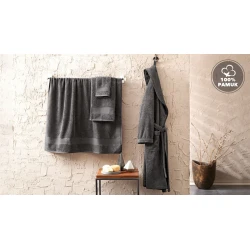 Полотенце для рук Yataş Essentials, 50х90 см, хлопок, antrasit