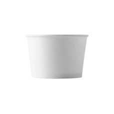 Dondurma üçün birdəfəlik qab dəsti Loyal 3070900376, karton, ağ, 9x5.5 sm, 200 ml, 1000 əd