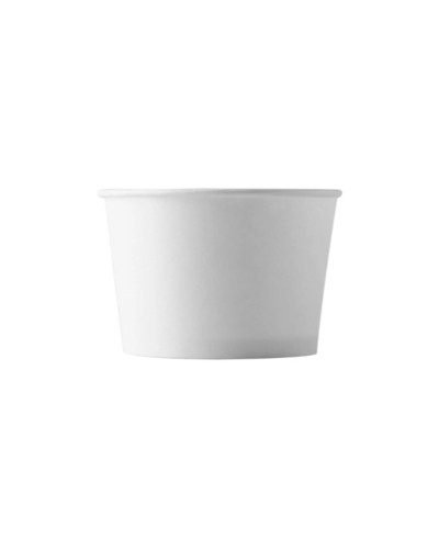 Dondurma üçün birdəfəlik qab dəsti Loyal 3070900376, karton, ağ, 9x5.5 sm, 200 ml, 1000 əd