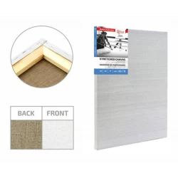 Kətan çərçivədə Rosa, kətan, orta taxıl, yağlı torpaq, 100x120