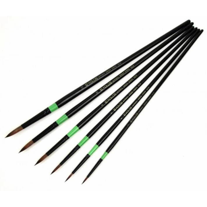 Fırça Kolos Green Stripe №12, yumru, sintetika Fırça Kolos Green Stripe №12, yumru, sintetika
