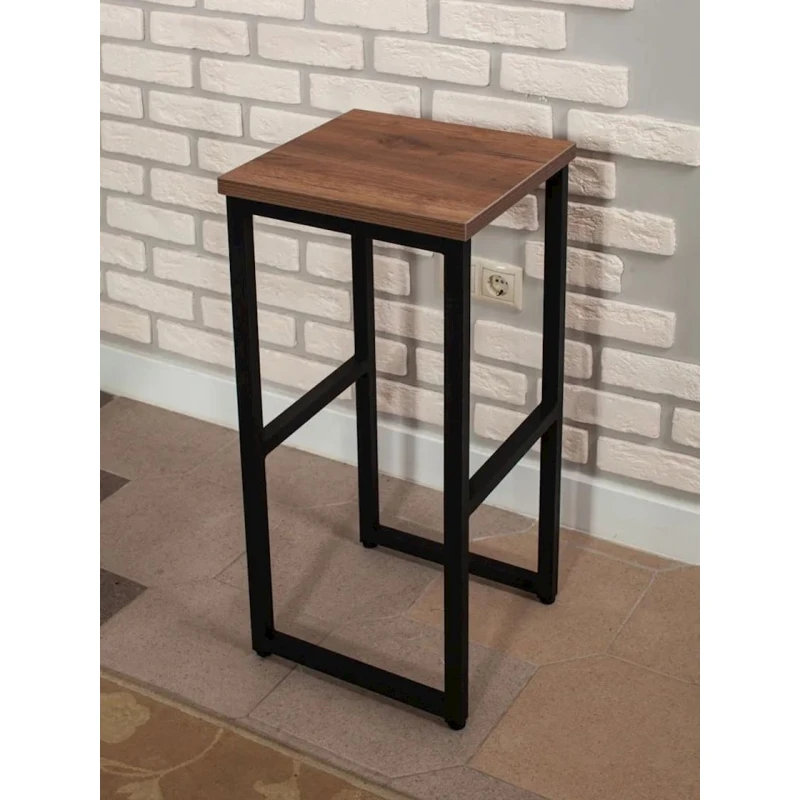 Барный стул BVotan, 75х35х35 см, коричневый Барный стул BVotan, 75х35х35 см, коричневый