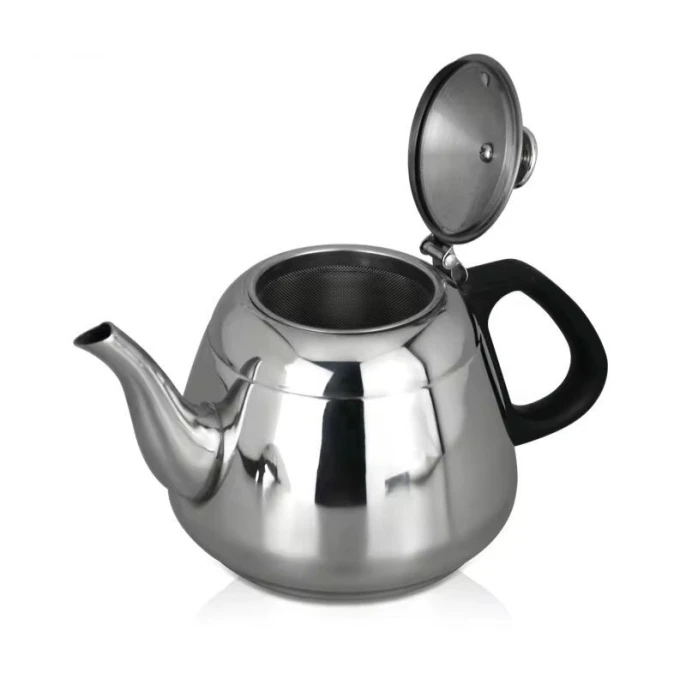 Чайник с ситечком 1,5 л нержавеющая сталь, серебристый Чайник с ситечком 1,5 л нержавеющая сталь, серебристый