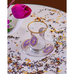 Çay dəsti Buta Glass EA00068, 12 parça, şüşə, şəffaf