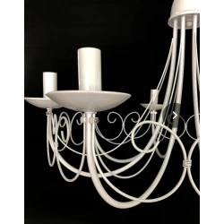 Asma çilçıraq Şəms Aydınlatma 85007, 8xE14, ağ metal, 750 mm - 8102-8